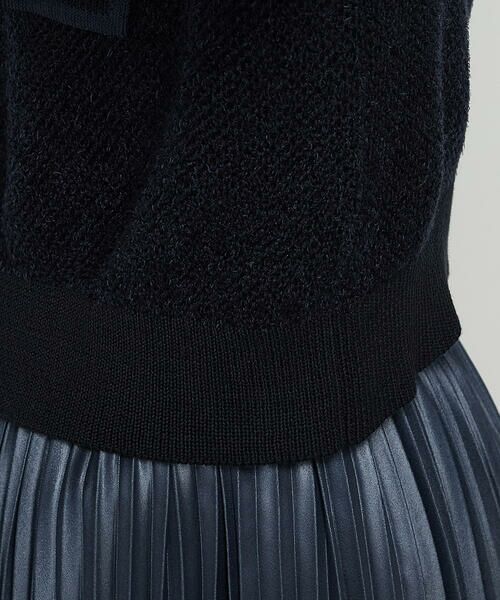 COMME CA PLATINUM / コムサ・プラチナ カーディガン・ボレロ | モールジャカードニット ジップアップカーディガン | 詳細14