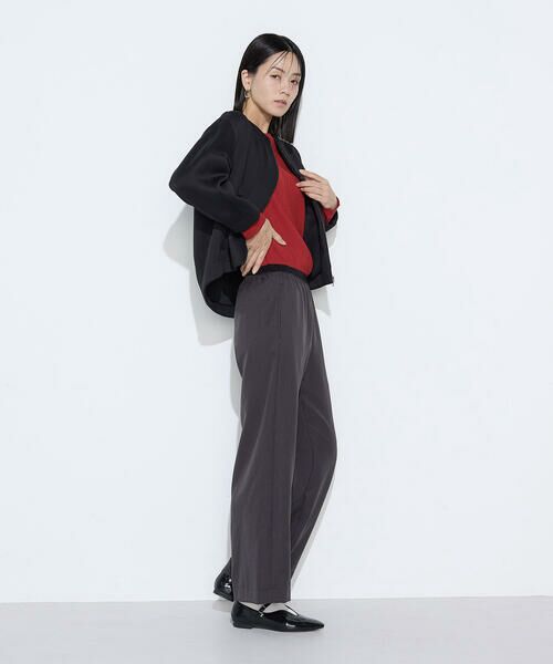 COMME CA PLATINUM / コムサ・プラチナ ブルゾン | ダブルエアーダンボール ノーカラーブルゾン | 詳細17