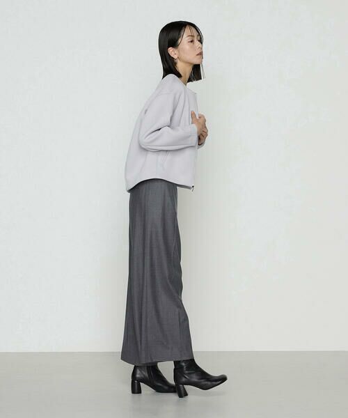 COMME CA PLATINUM / コムサ・プラチナ ブルゾン | ダブルエアーダンボール ノーカラーブルゾン | 詳細22