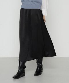 COMME CA PLATINUM / コムサ・プラチナ ロング・マキシ丈スカート | ビンテージダブルサテン スカート