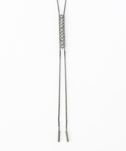 COMME CA PLATINUM / コムサ・プラチナ ネックレス・ペンダント・チョーカー | ガラスY字 ネックレス | 詳細1