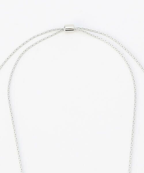 COMME CA PLATINUM / コムサ・プラチナ ネックレス・ペンダント・チョーカー | ガラスY字 ネックレス | 詳細2