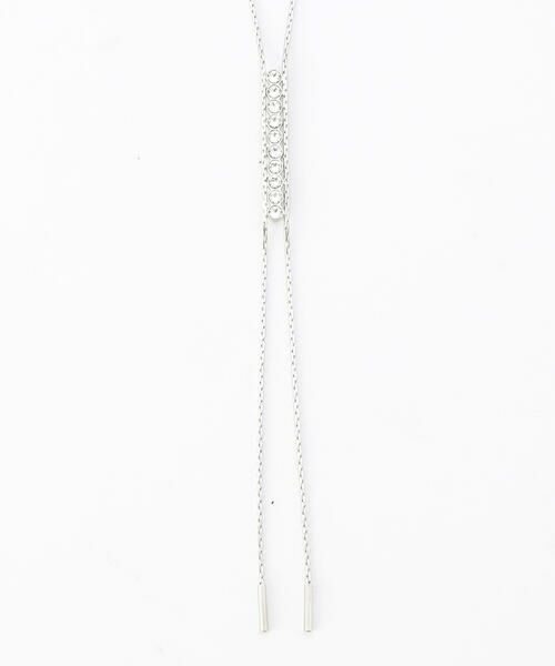 COMME CA PLATINUM / コムサ・プラチナ ネックレス・ペンダント・チョーカー | ガラスY字 ネックレス | 詳細4