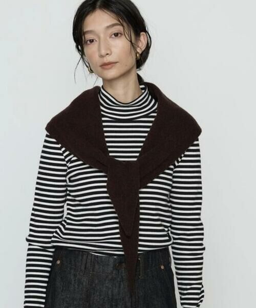 COMME CA PLATINUM / コムサ・プラチナ マフラー・ショール・スヌード・ストール | ニット スカーフ | 詳細9