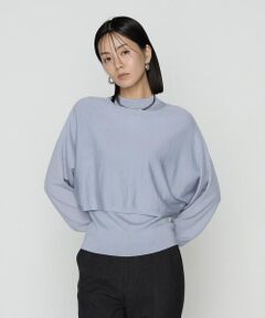 COMME CA PLATINUM / コムサ・プラチナ その他トップス | ウール梳毛 ツインニット