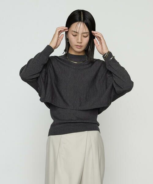 COMME CA PLATINUM / コムサ・プラチナ その他トップス | ウール梳毛 ツインニット | 詳細9