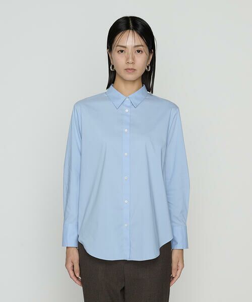 COMME CA PLATINUM / コムサ・プラチナ シャツ・ブラウス | コットンナイロンシャンブレー カーチフ付きシャツ | 詳細20