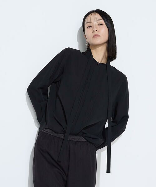 COMME CA PLATINUM / コムサ・プラチナ シャツ・ブラウス | フィネスボイル ボウタイシャツ | 詳細11