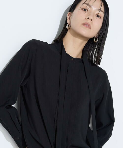 COMME CA PLATINUM / コムサ・プラチナ シャツ・ブラウス | フィネスボイル ボウタイシャツ | 詳細12