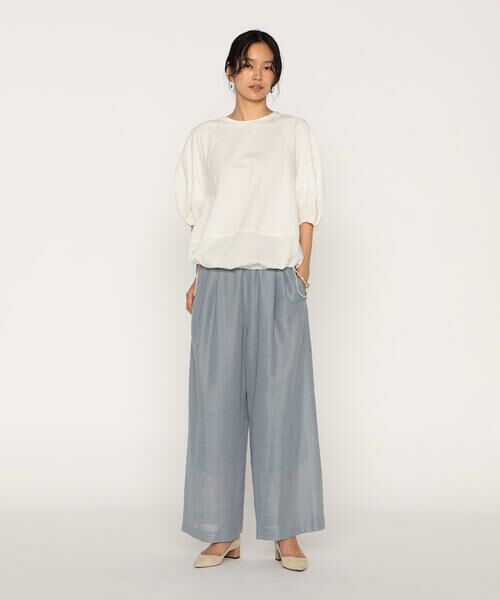 COMME CA PLATINUM / コムサ・プラチナ カットソー | バーズアイ バルーンTシャツ | 詳細1