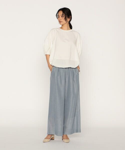 COMME CA PLATINUM / コムサ・プラチナ カットソー | バーズアイ バルーンTシャツ | 詳細2