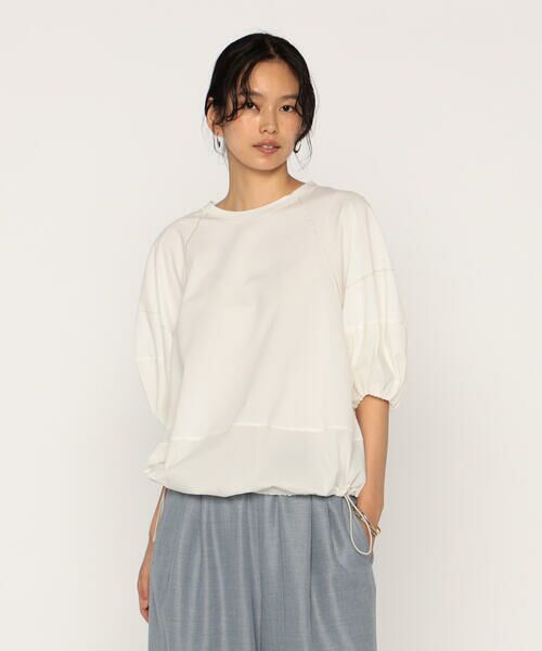 COMME CA PLATINUM / コムサ・プラチナ カットソー | バーズアイ バルーンTシャツ | 詳細4