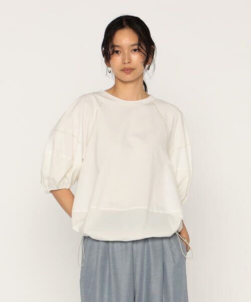 COMME CA PLATINUM / コムサ・プラチナ カットソー | バーズアイ バルーンTシャツ | 詳細5