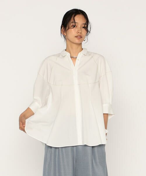 COMME CA PLATINUM / コムサ・プラチナ シャツ・ブラウス | バーズアイ シャツ | 詳細2