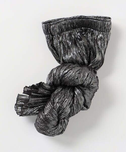 COMME CA PLATINUM / コムサ・プラチナ ロング・マキシ丈スカート | シルク×ポリエステル ラメシフォンスカート | 詳細11