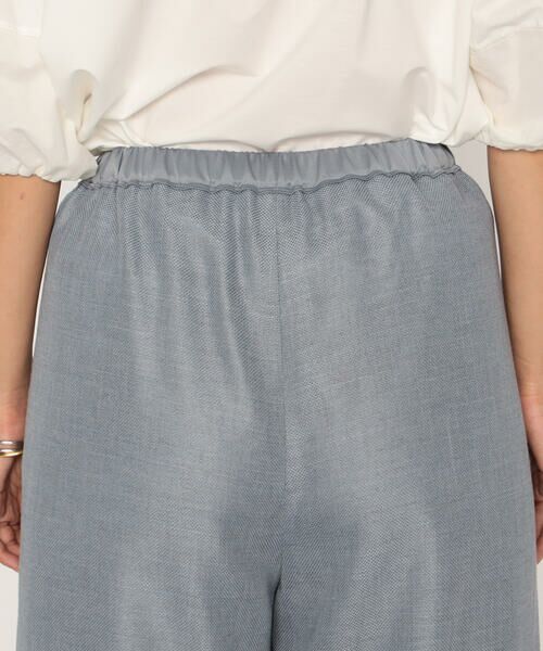 COMME CA PLATINUM / コムサ・プラチナ その他パンツ | リネンライクからみ織り ワイドパンツ | 詳細11