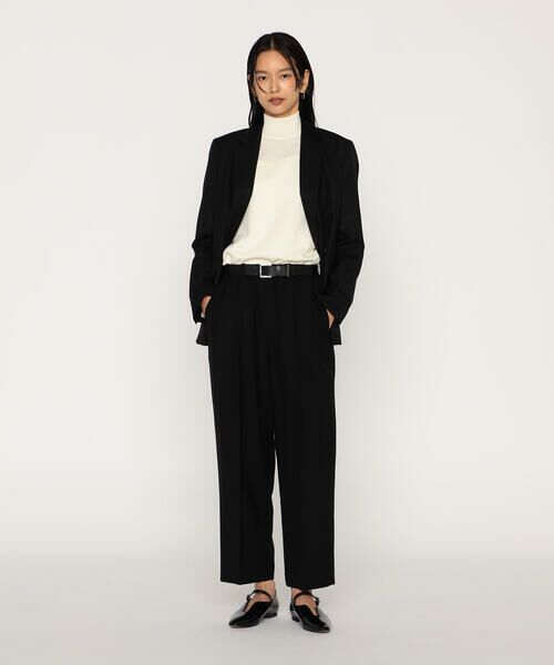 COMME CA PLATINUM / コムサ・プラチナ テーラードジャケット | ウールギャバジン ダブルブレストジャケット | 詳細6