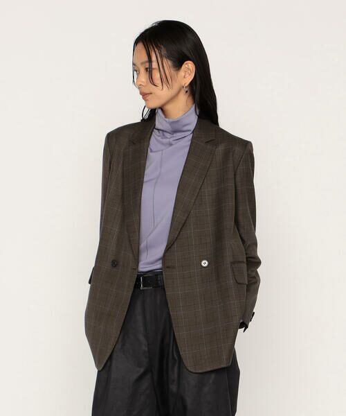 COMME CA PLATINUM / コムサ・プラチナ テーラードジャケット | ウールギャバジン ダブルブレストジャケット | 詳細30