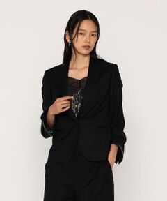 COMME CA PLATINUM / コムサ・プラチナ テーラードジャケット | ウールギャバジン テーラードジャケット