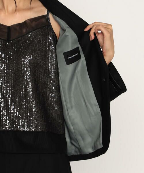 COMME CA PLATINUM / コムサ・プラチナ テーラードジャケット | ウールギャバジン テーラードジャケット | 詳細4