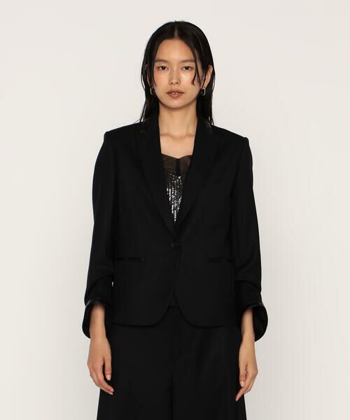 COMME CA PLATINUM / コムサ・プラチナ テーラードジャケット | ウールギャバジン テーラードジャケット | 詳細3