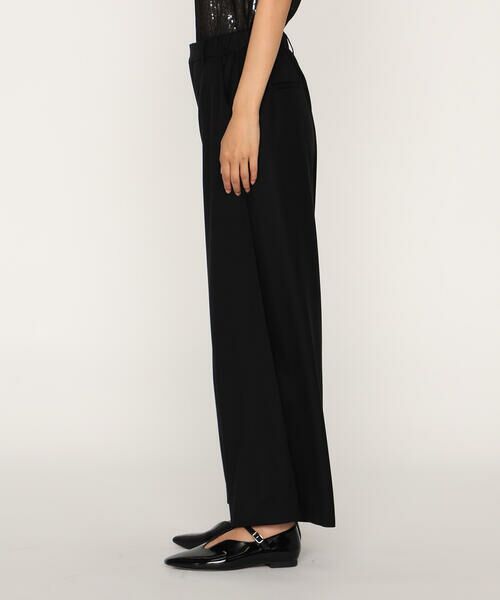 COMME CA PLATINUM / コムサ・プラチナ その他パンツ | ウールギャバジン サイドタックワイドパンツ | 詳細4