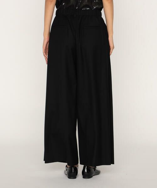 COMME CA PLATINUM / コムサ・プラチナ その他パンツ | ウールギャバジン サイドタックワイドパンツ | 詳細5