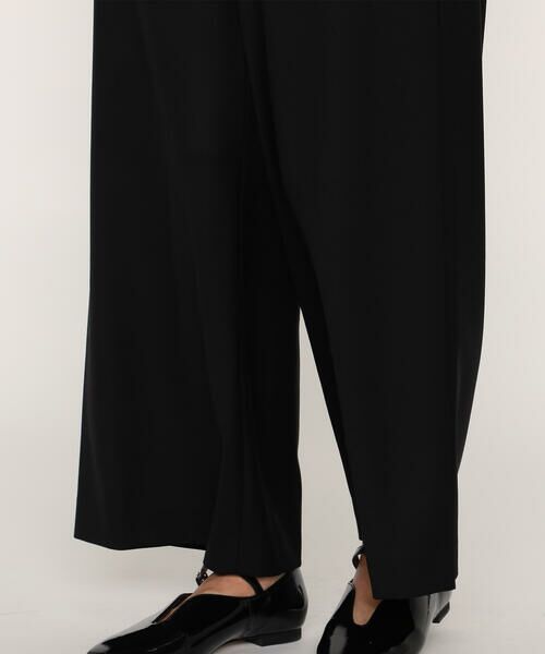 COMME CA PLATINUM / コムサ・プラチナ その他パンツ | ウールギャバジン サイドタックワイドパンツ | 詳細9