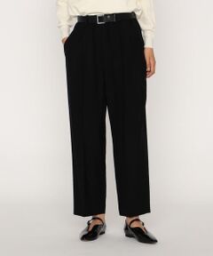 COMME CA PLATINUM / コムサ・プラチナ その他パンツ | ウールギャバジン テーパードギャザーパンツ