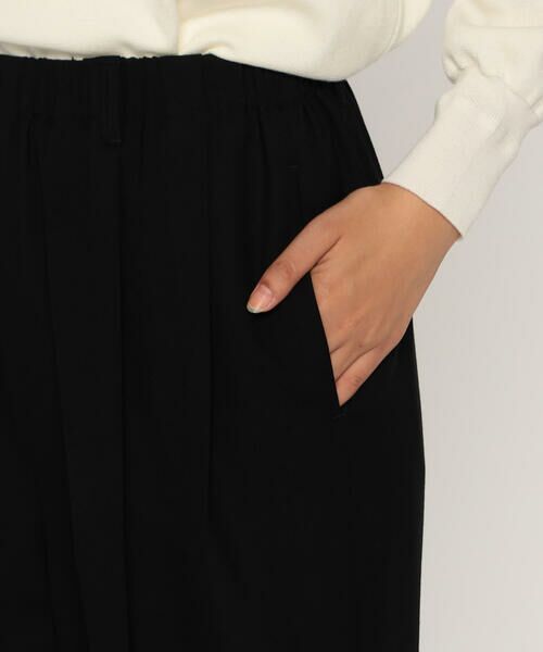 COMME CA PLATINUM / コムサ・プラチナ その他パンツ | ウールギャバジン テーパードギャザーパンツ | 詳細9