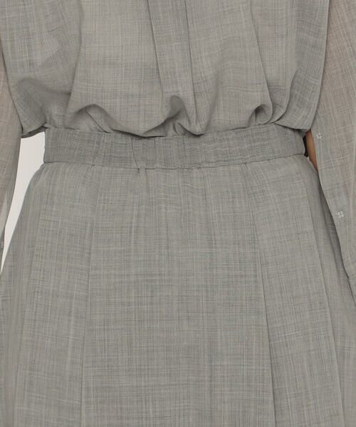 COMME CA PLATINUM / コムサ・プラチナ ロング・マキシ丈スカート | ウールボイル タックスカート | 詳細8