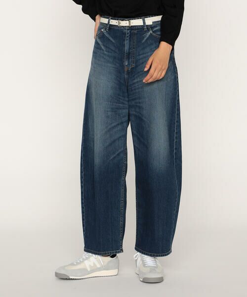 COMME CA PLATINUM / コムサ・プラチナ デニムパンツ | 中空ストレッチデニム バレルジーンズ | 詳細8