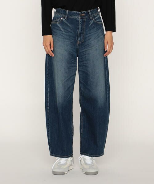 COMME CA PLATINUM / コムサ・プラチナ デニムパンツ | 中空ストレッチデニム バレルジーンズ | 詳細10