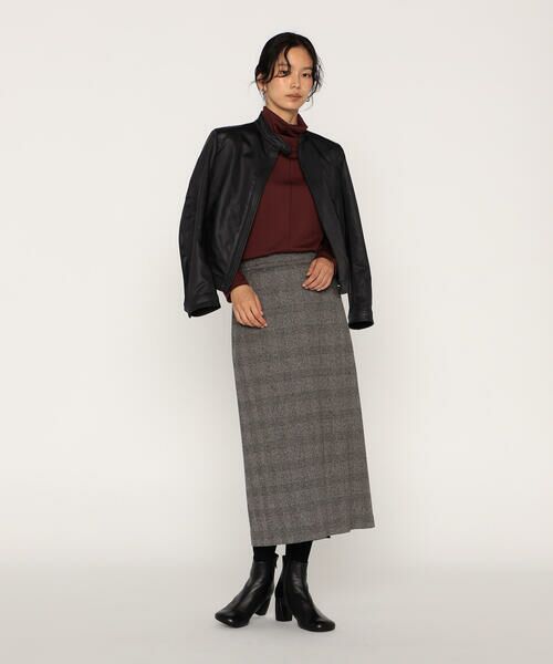 COMME CA PLATINUM / コムサ・プラチナ カットソー | ウールポリプレーティング ハイネックトップス | 詳細5