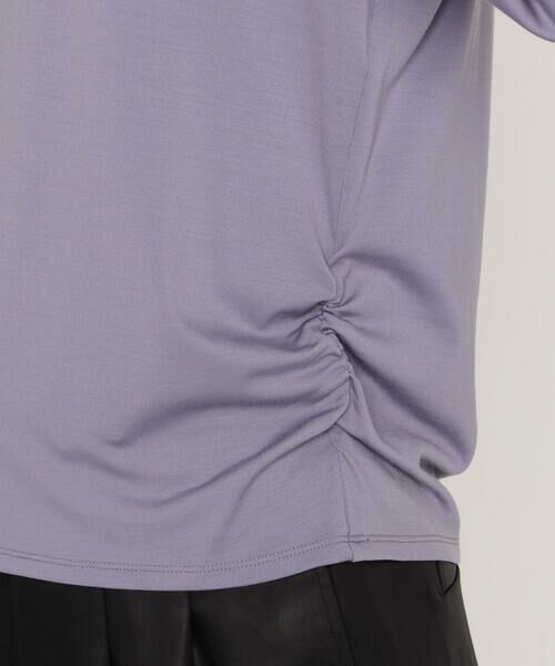 COMME CA PLATINUM / コムサ・プラチナ カットソー | ウールポリプレーティング ハイネックトップス | 詳細17