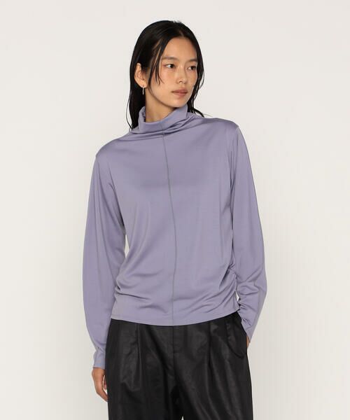 COMME CA PLATINUM / コムサ・プラチナ カットソー | ウールポリプレーティング ハイネックトップス | 詳細11
