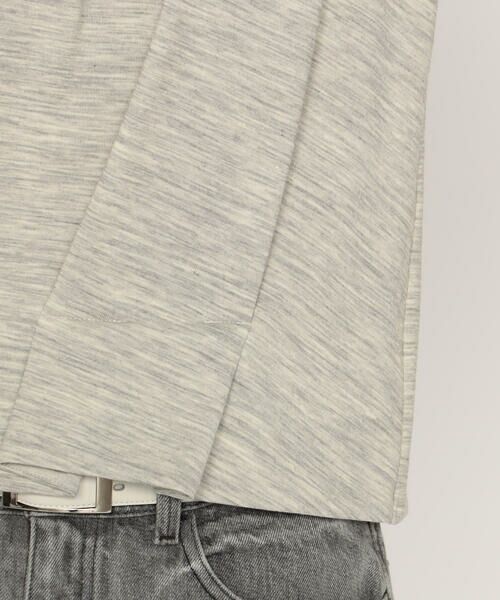 COMME CA PLATINUM / コムサ・プラチナ カットソー | ウールポリプレーティング タックデザイントップス | 詳細8