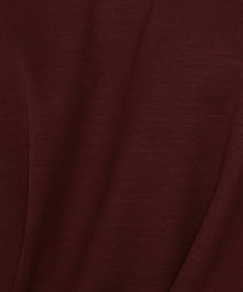 COMME CA PLATINUM / コムサ・プラチナ カットソー | ウールポリプレーティング タックデザイントップス | 詳細12