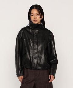 COMME CA PLATINUM / コムサ・プラチナ ブルゾン | トルコラムレザー ブルゾン