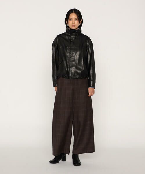 COMME CA PLATINUM / コムサ・プラチナ ブルゾン | トルコラムレザー ブルゾン | 詳細1