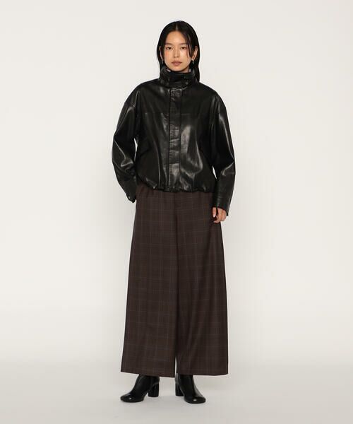 COMME CA PLATINUM / コムサ・プラチナ ブルゾン | トルコラムレザー ブルゾン | 詳細3