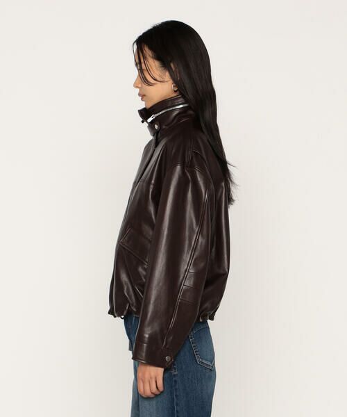 COMME CA PLATINUM / コムサ・プラチナ ブルゾン | トルコラムレザー ブルゾン | 詳細15