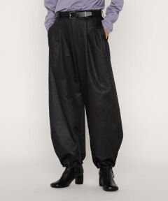 COMME CA PLATINUM / コムサ・プラチナ その他パンツ | レザーライクサテン バルーンパンツ