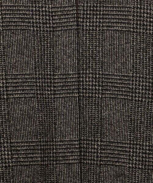 COMME CA PLATINUM / コムサ・プラチナ カットソー | グレンチェックジャカードジャージー ペプラムジレ | 詳細12