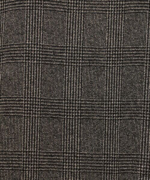 COMME CA PLATINUM / コムサ・プラチナ カットソー | グレンチェックジャカードジャージー ジップアッププルオーバー | 詳細13
