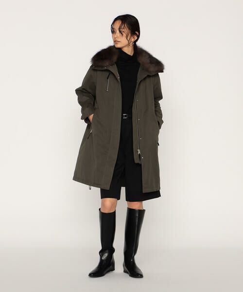 COMME CA PLATINUM / コムサ・プラチナ ショート・ハーフ・半端丈パンツ | 高密度 梳毛ウールギャバ フィールドハーフパンツ | 詳細1