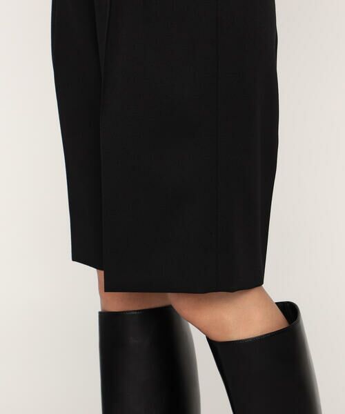 COMME CA PLATINUM / コムサ・プラチナ ショート・ハーフ・半端丈パンツ | 高密度 梳毛ウールギャバ フィールドハーフパンツ | 詳細11