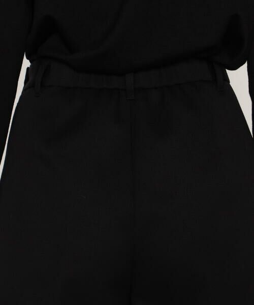 COMME CA PLATINUM / コムサ・プラチナ ショート・ハーフ・半端丈パンツ | 高密度 梳毛ウールギャバ フィールドハーフパンツ | 詳細9