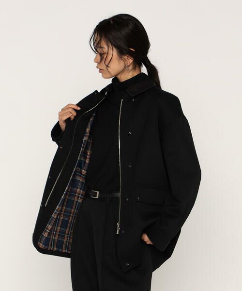 COMME CA PLATINUM / コムサ・プラチナ その他アウター | 高密度 梳毛ウールギャバ フィールドジャケット | 詳細4