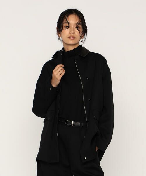 COMME CA PLATINUM / コムサ・プラチナ その他アウター | 高密度 梳毛ウールギャバ フィールドジャケット | 詳細5